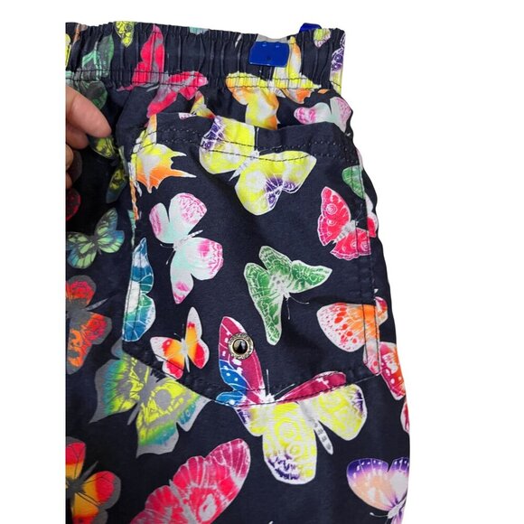 Boardies Butterfly Swim Trunks M Preppy Modern Retro Classic Resort Cruise Artsy - Picture 4 of 10